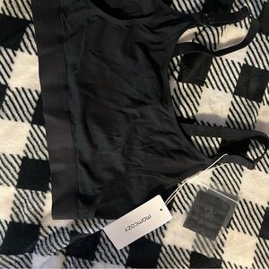 Momcozy Black Nursing Bra — Comfortable Maternity Support